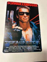 The Terminator -kilpi, 20 x 30 cm