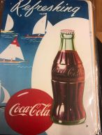 Coca-Cola -kilpi25, 20 x 30 cm