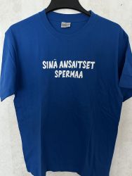 Sinä ansaitset spermaa -t-paita